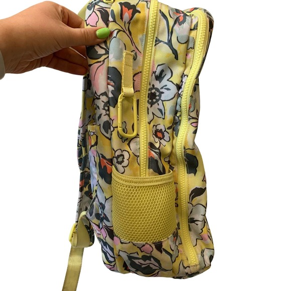 Vera Bradley ReActive Grand Backpack Sunny Garden Backpack Yellow Floral main image 7